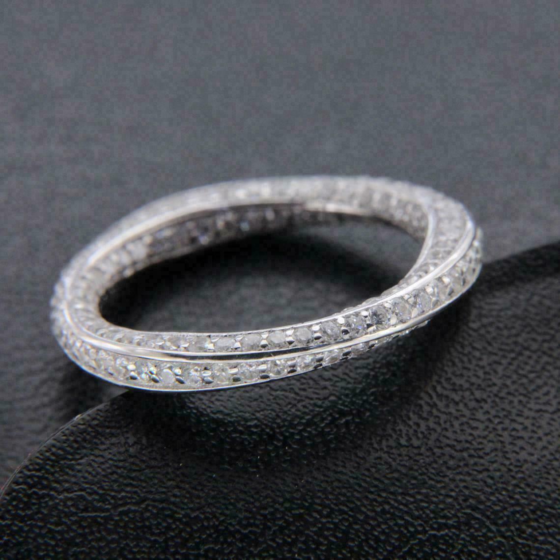 2.70Ct White Round Cut Full Eternity Band Ring | Anniversary Band Ring | Proposal Band Ring