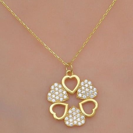 Heart Bunch Shape 2.80Ct White Round Cut Cluster Pendant | Anniversary Gift Pendant | Forever One Pendant | Elegant Jewelry Piece | Women Jewelry