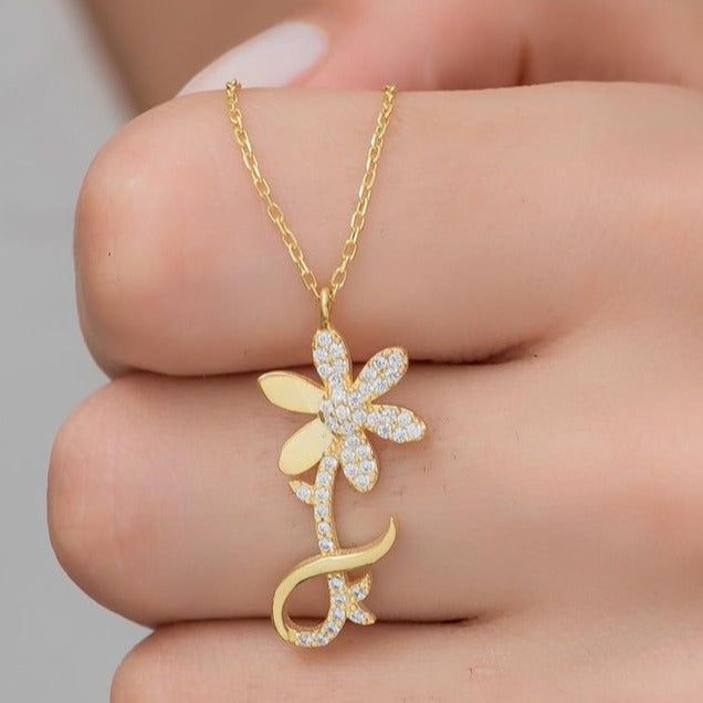 Flower Shape 3.20Ct White Round Cut Cluster Pendant | Party Wear Pendant For Her | Everyday Elegance Pendant For Women