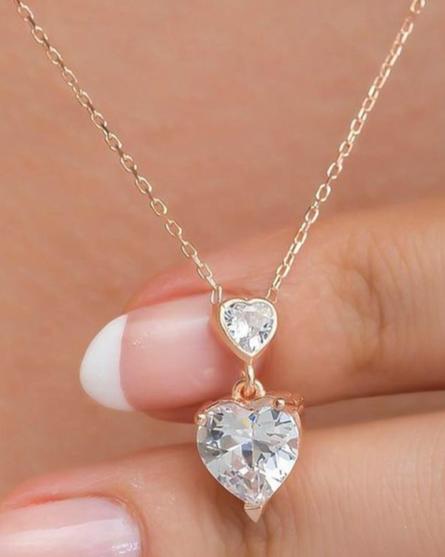 2.50Ct White Heart Cut Bezel Pendant | Proposal Gift Pendant For Girlfriend | Perfect Gift Pendant For Wife | Sentimental Gift Pendant