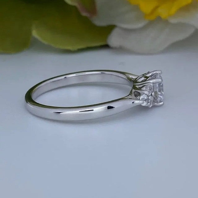 2.50Ct White Round Cut Solitaire Ring | Birthday Gift Ring For Her | Customize Ring For Women