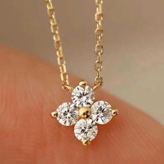 2.95Ct White Round Cut Prong Pendant | Daily Wear Pendant | Modern Style Pendant | Fashion Jewelry Piece