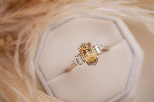 2.8Ct Canary Yellow Oval Cut Solitaire Ring | Party Wear Ring For Women | Classic Ring | Personalized Gift