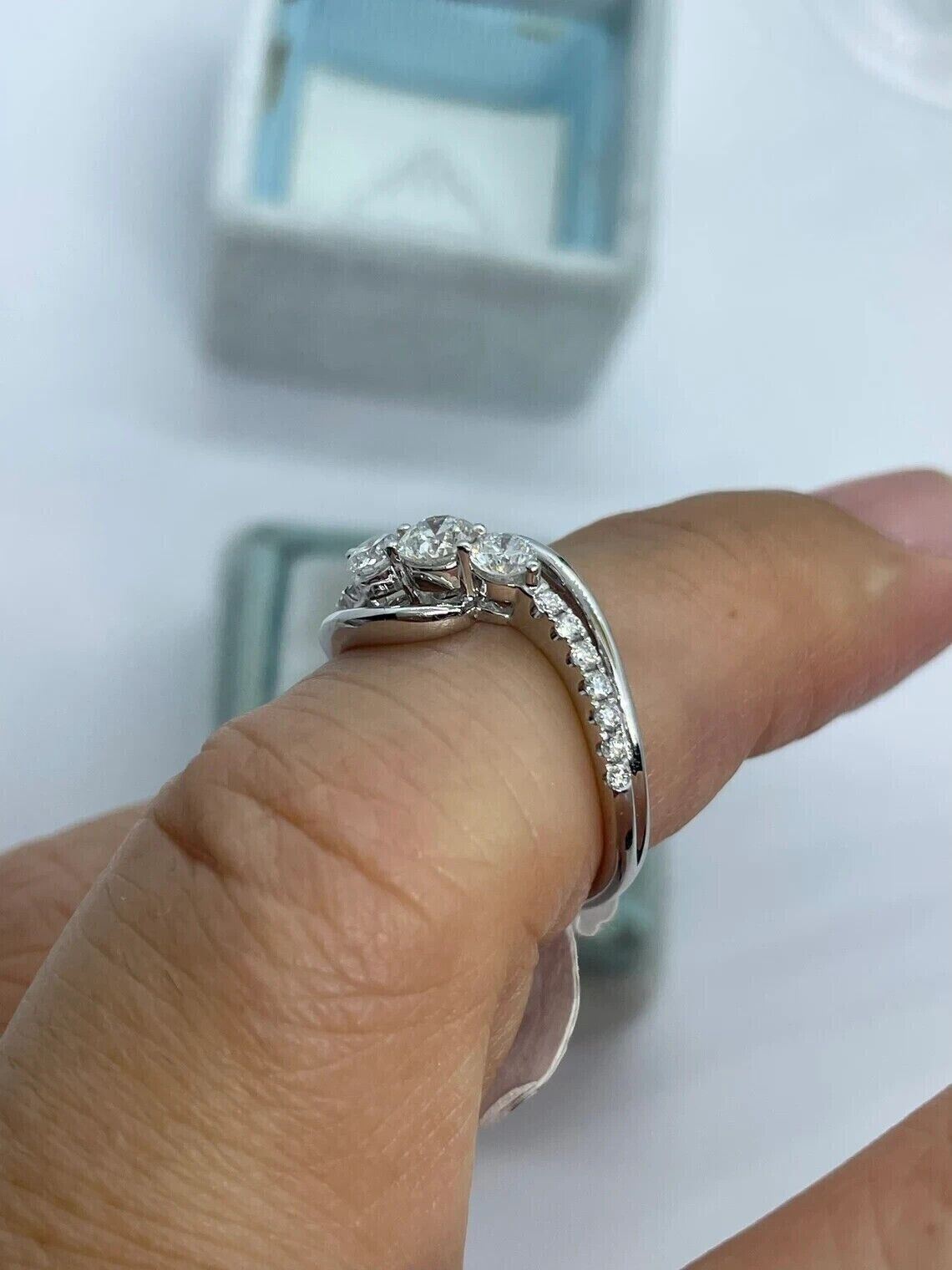 2.55Ct White Round Cut Three Stone Ring | Engagement Ring | Elegant Gift Ring | Women Jewelry