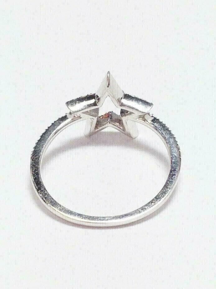 Star Shape 2.20Ct White Round Cut Pave Ring | Birthday Gift Ring | Statement Ring