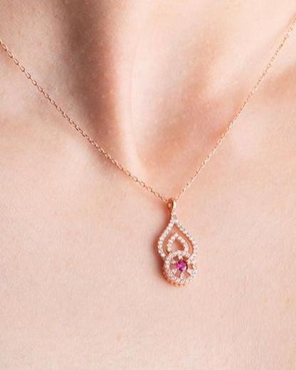 2.50Ct Pink Round Cut Prong Pendant | Wedding Gift Pendant For Women | Bride To Be | Designer Jewelry Piece