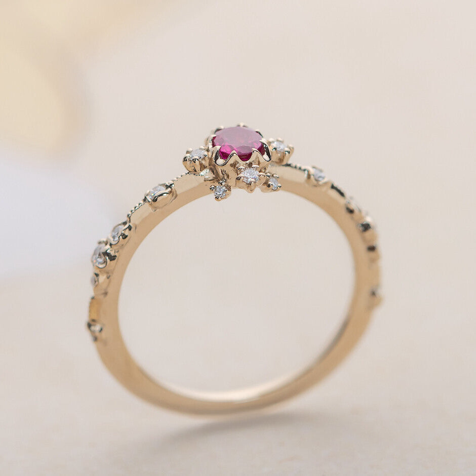 2.6CT Pink Oval Cut Solitaire Ring | Birthstone Bridal Ring | Minimalist Ring | Proposal Ring For Her