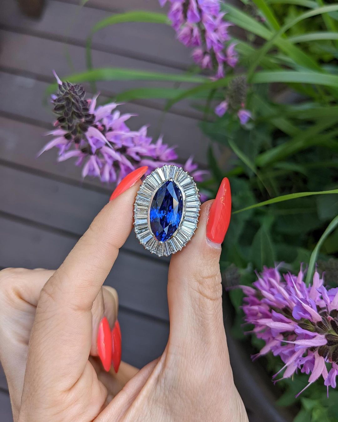 3.2Ct Blue Marquise Cut Bezel Set With Halo Ring For Her | Bridesmaid Wedding Ring | Celebrity Style Ring | Fashion Jewelry Piece