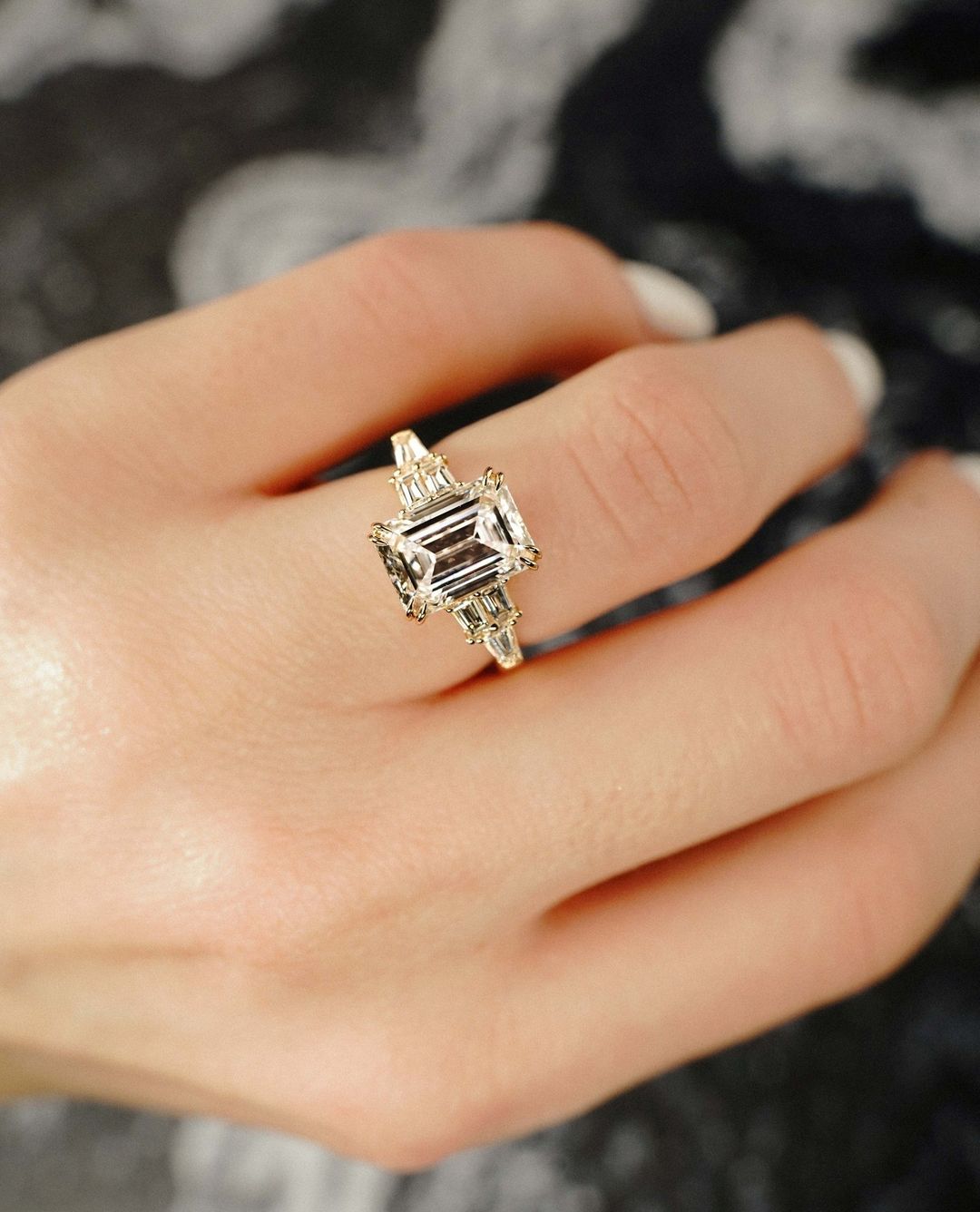 2.8CT White Emerald Cut Solitaire Ring | Wedding Ring For Bridal | Special Occasion Ring | Gift For Her