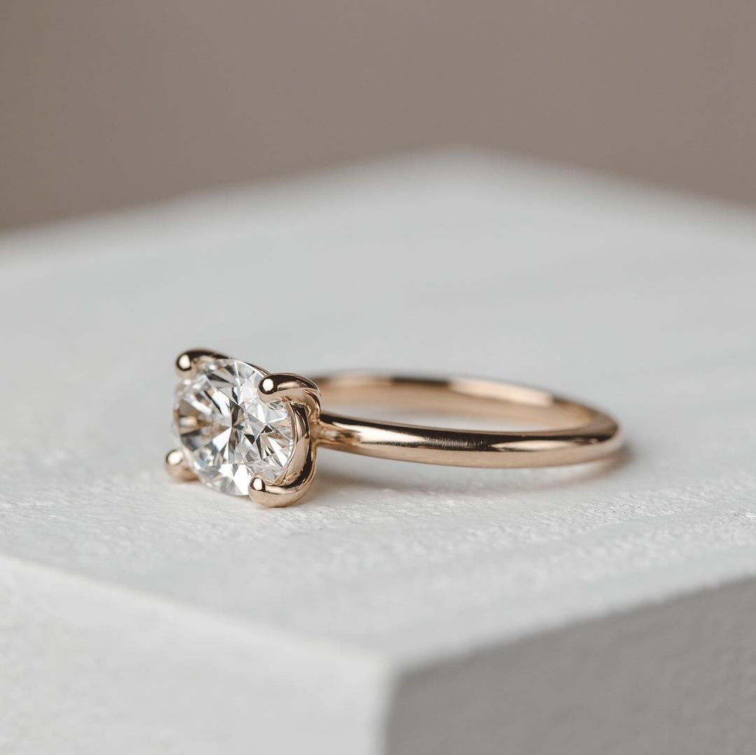 2.2Ct White Oval Cut Solitaire Ring | Delicate Ring | Delicate Solo Diamond Ring | Proposal Ring