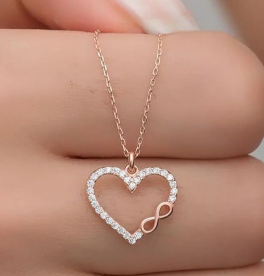 Heart Shape 2.30Ct White Round Cut Pave Pendant | Perfect Anniversary Gift  Pendant For Wife | Lovable Pendant For Her | Timeless Design